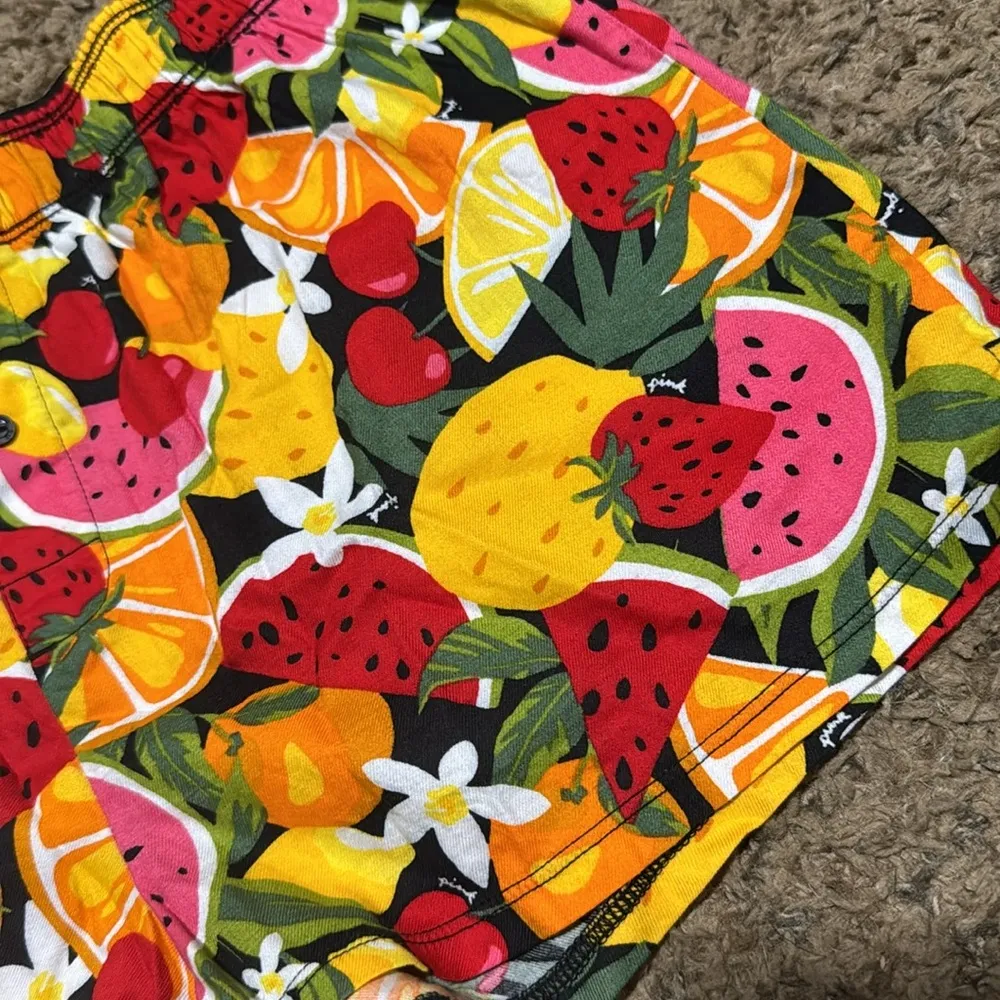 Colorful Fruit Print Shorts - Image 2