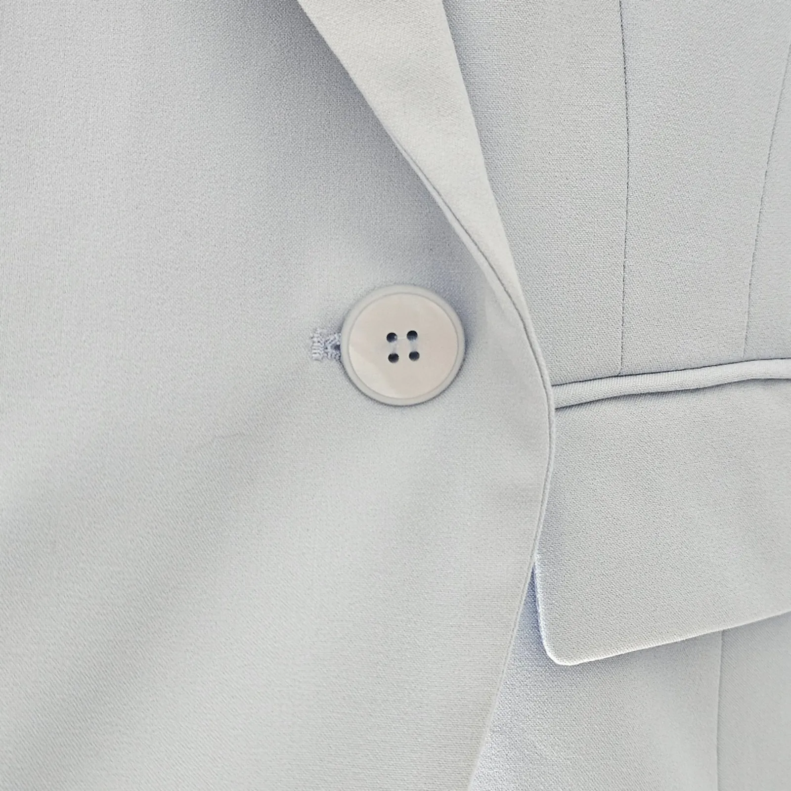 MARELLA Asymmetric Button Blazer In‎ Light Blue US 2 - Image 6