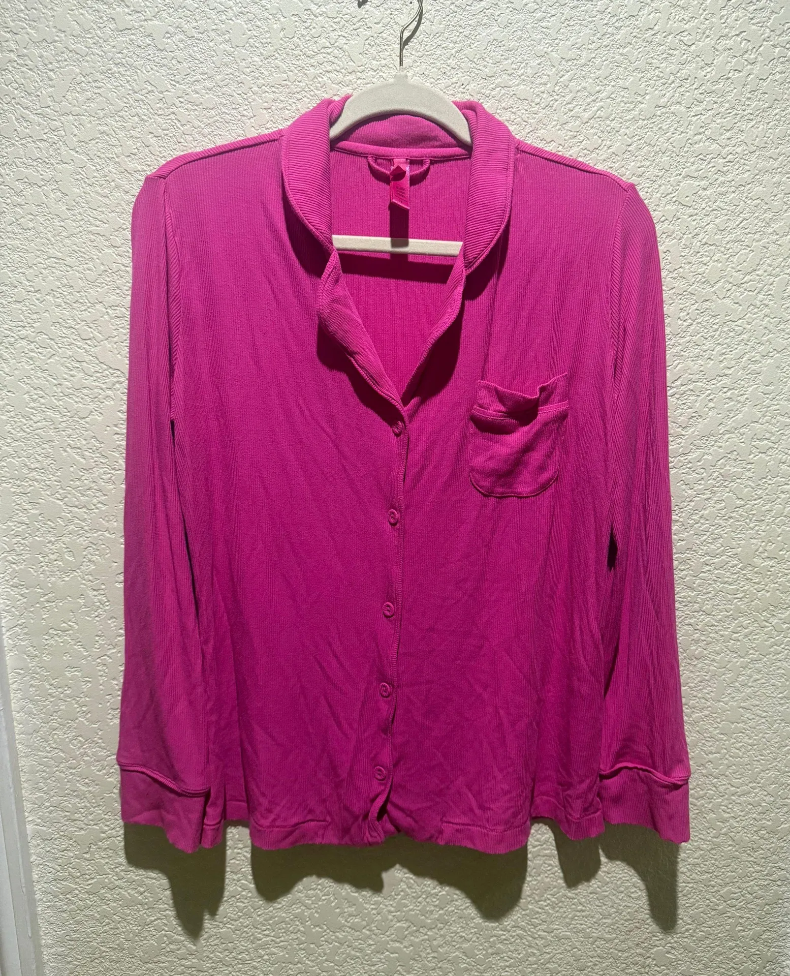 Soft Lounge Ribbed Pajama Top - Image 2