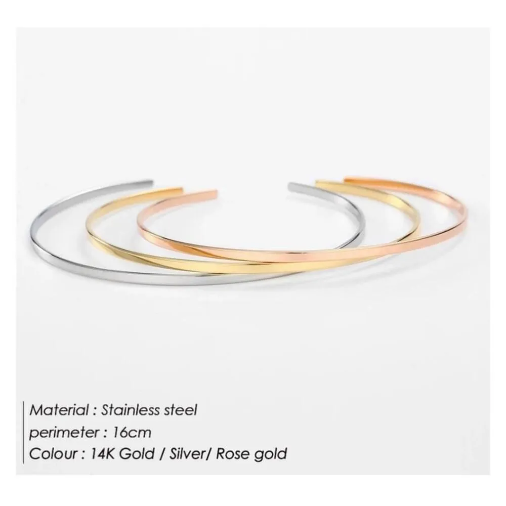 NEW Women's 14k Yellow Gold-Plated‎ Stainless Adjustable Bracelet - Image 5