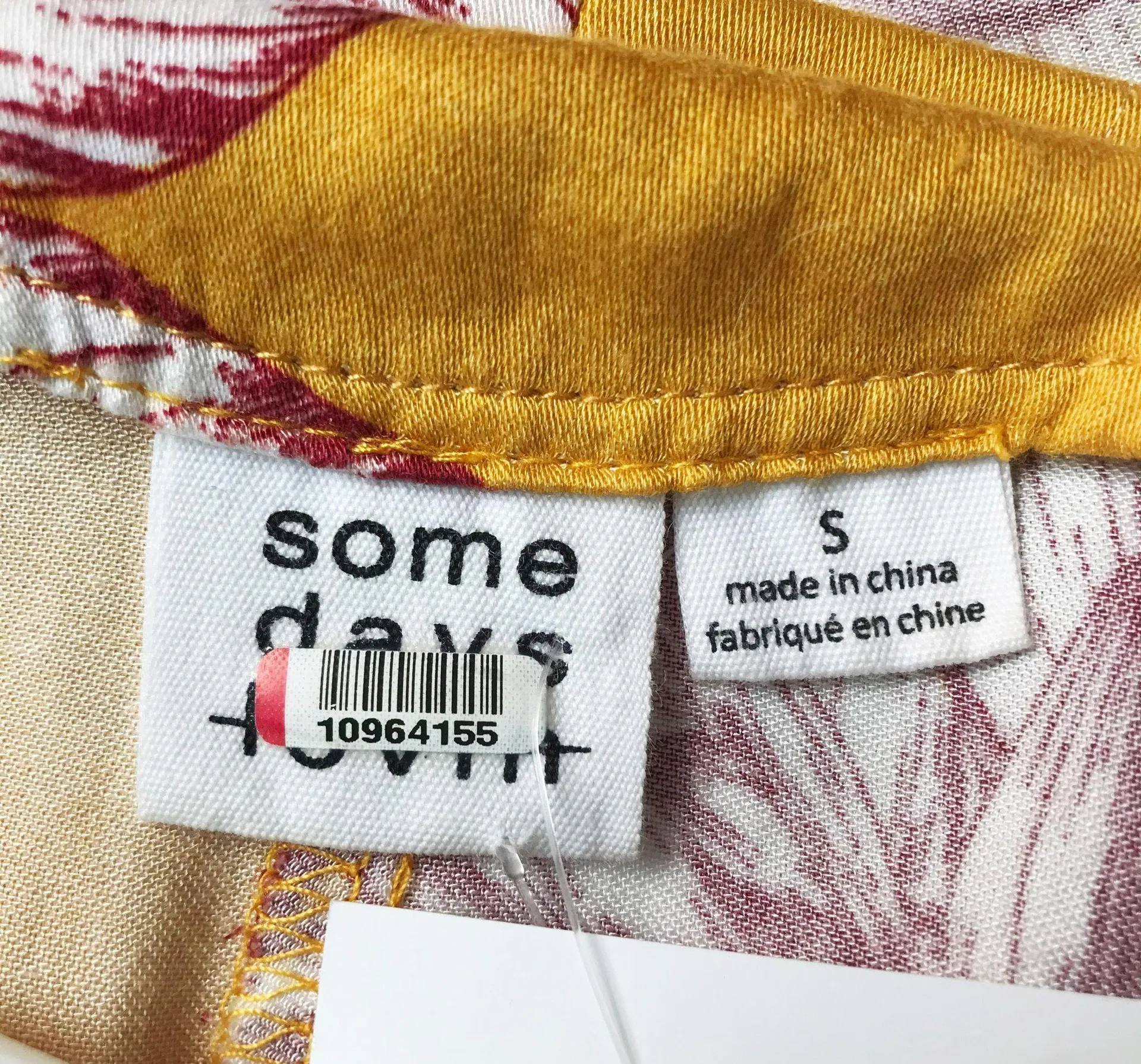 women’s Searing Soul golden yellow floral midi dress size S small - Image 9