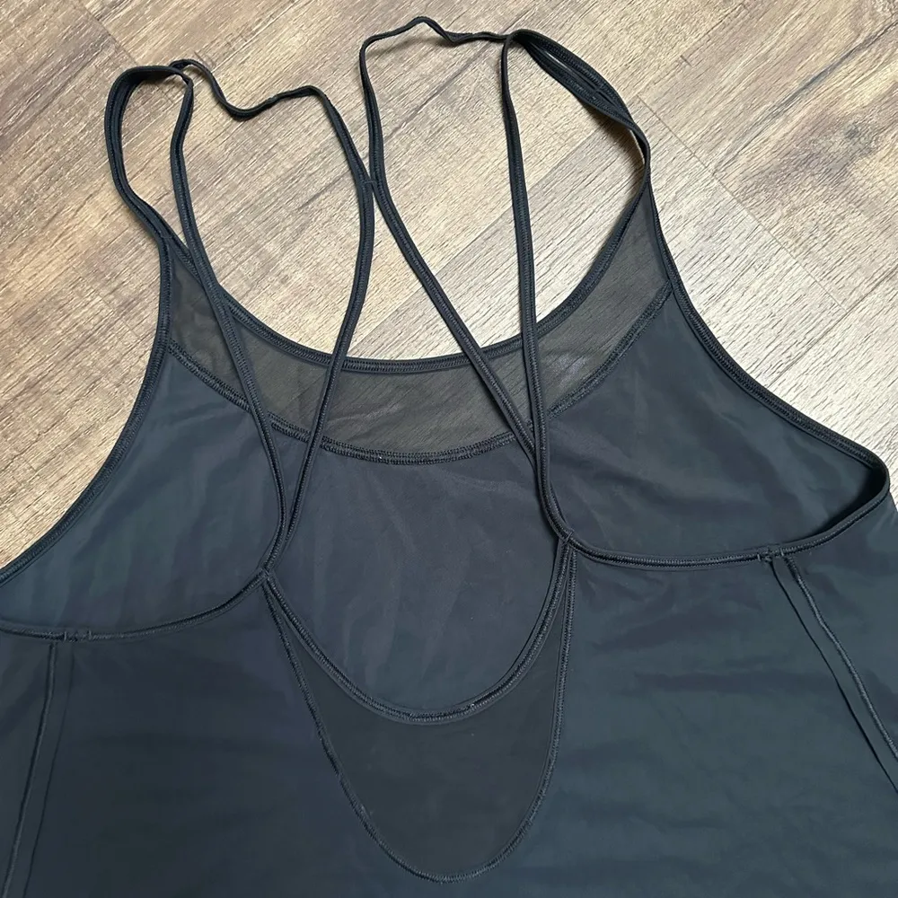 Lululemon Anew Strap Tank Black Mesh - Image 4