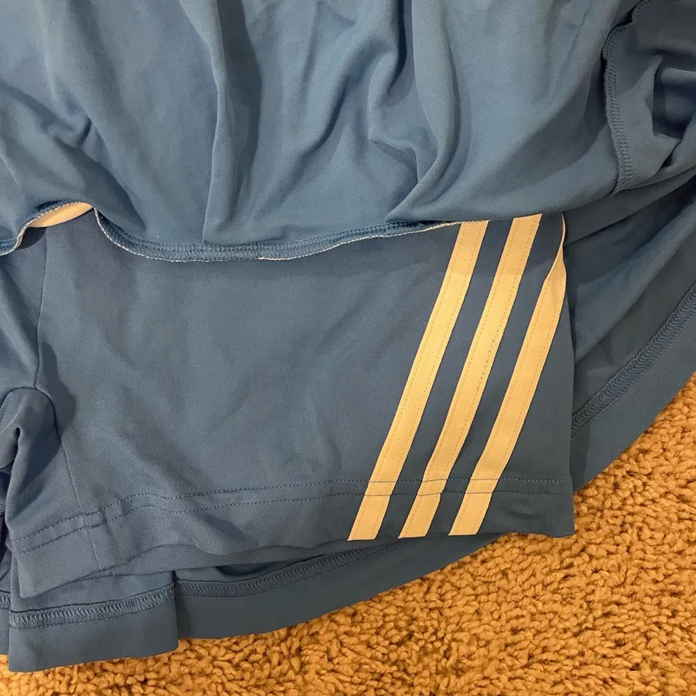 Adidas Blue Skirt with White Accent - Image 3