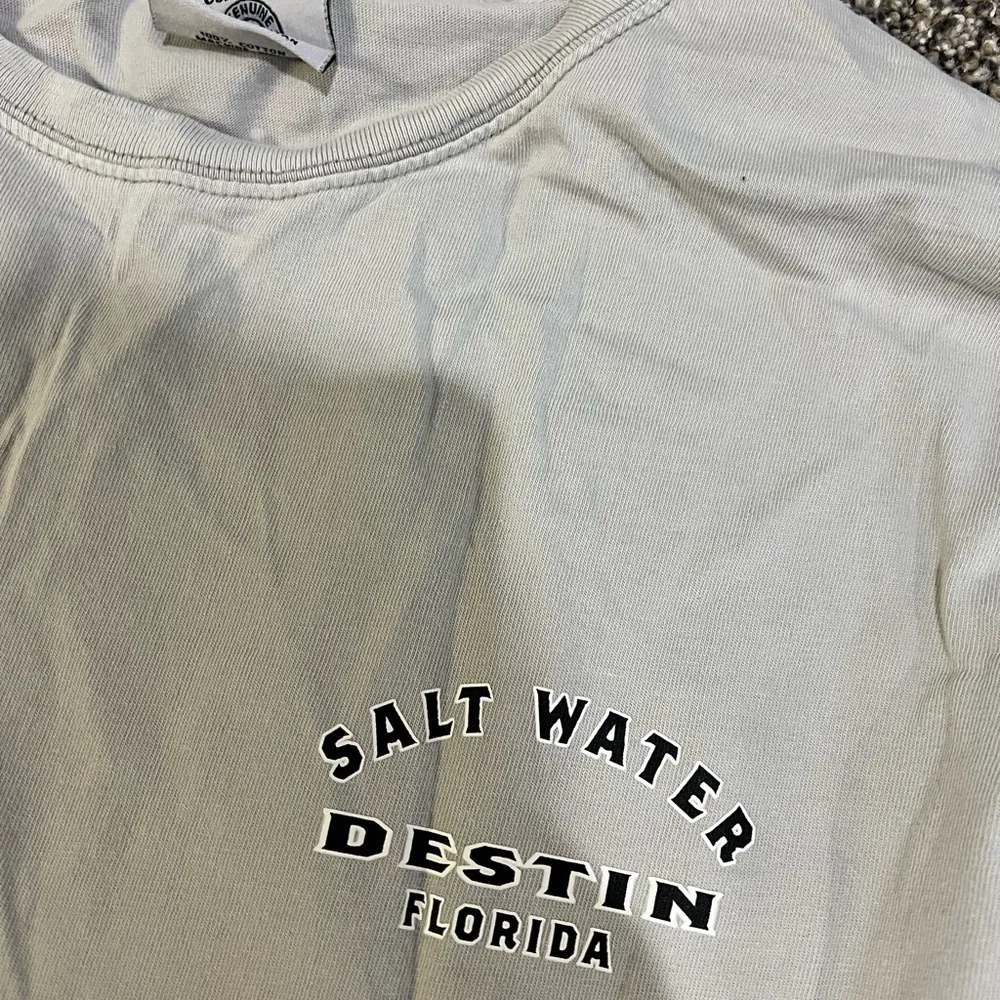 Gray Long Sleeve Salt Water Shirt Size XXL - Image 3