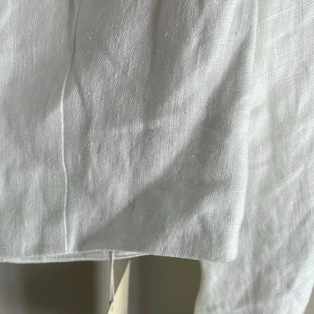 Mara Hoffman Julia Crop Top White - Image 8