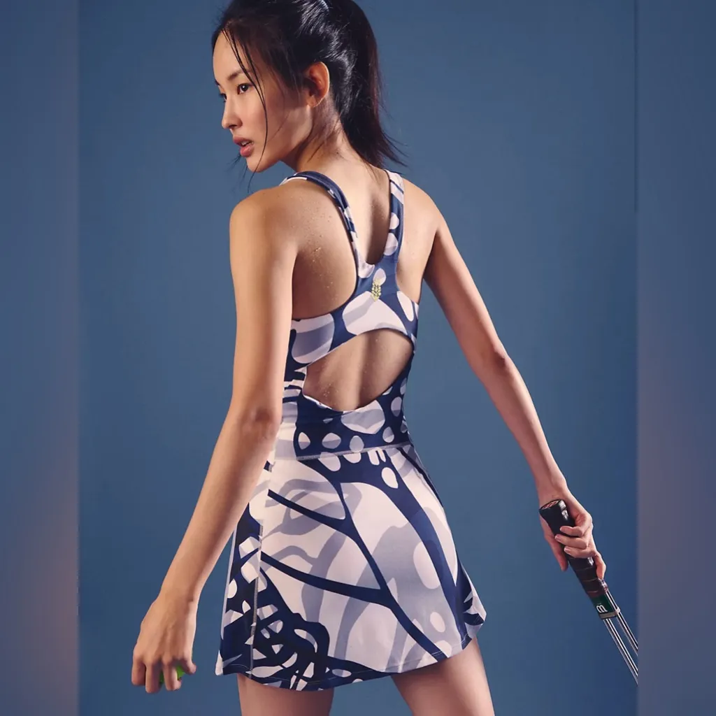 FP Movement Never Better Printed Dress Size Medium White - Image 3