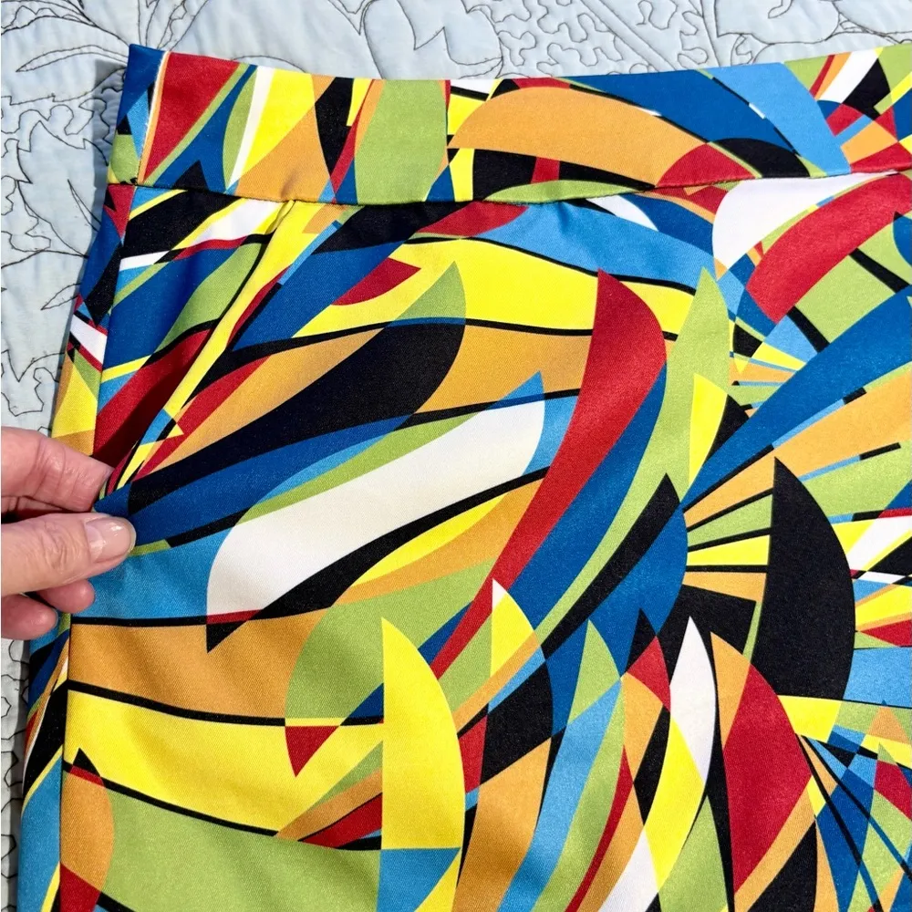 LOUDMOUTH LADIES Birds of a
Feather Active Performance Golf Skort Women’s 8 🧡 Yellow - Image 4