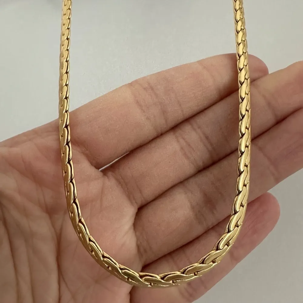 Madewell Curb Chain Necklace VINTAGE GOLD - Image 5