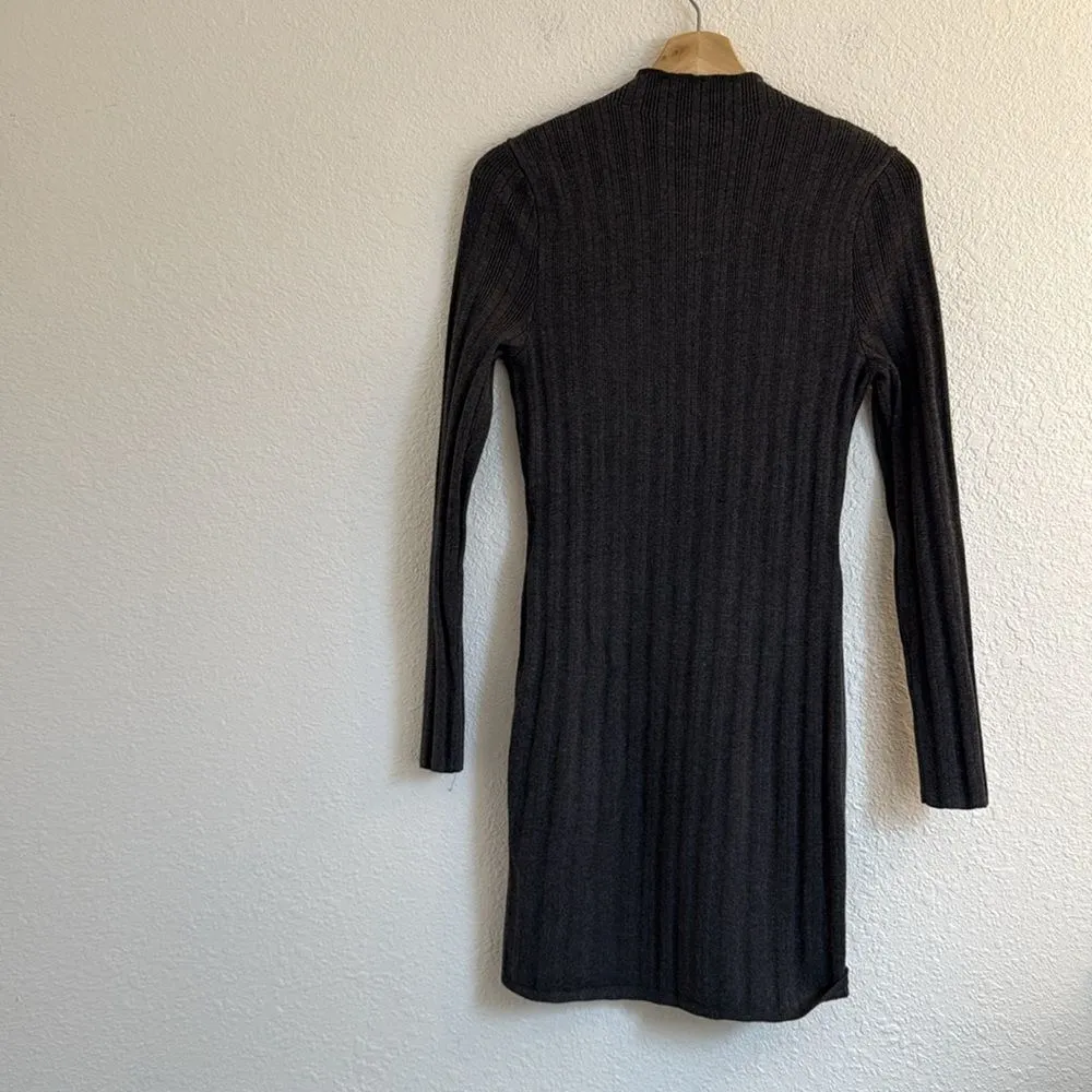 Abercrombie ribbed long sleeve mini dress NWT - Image 8