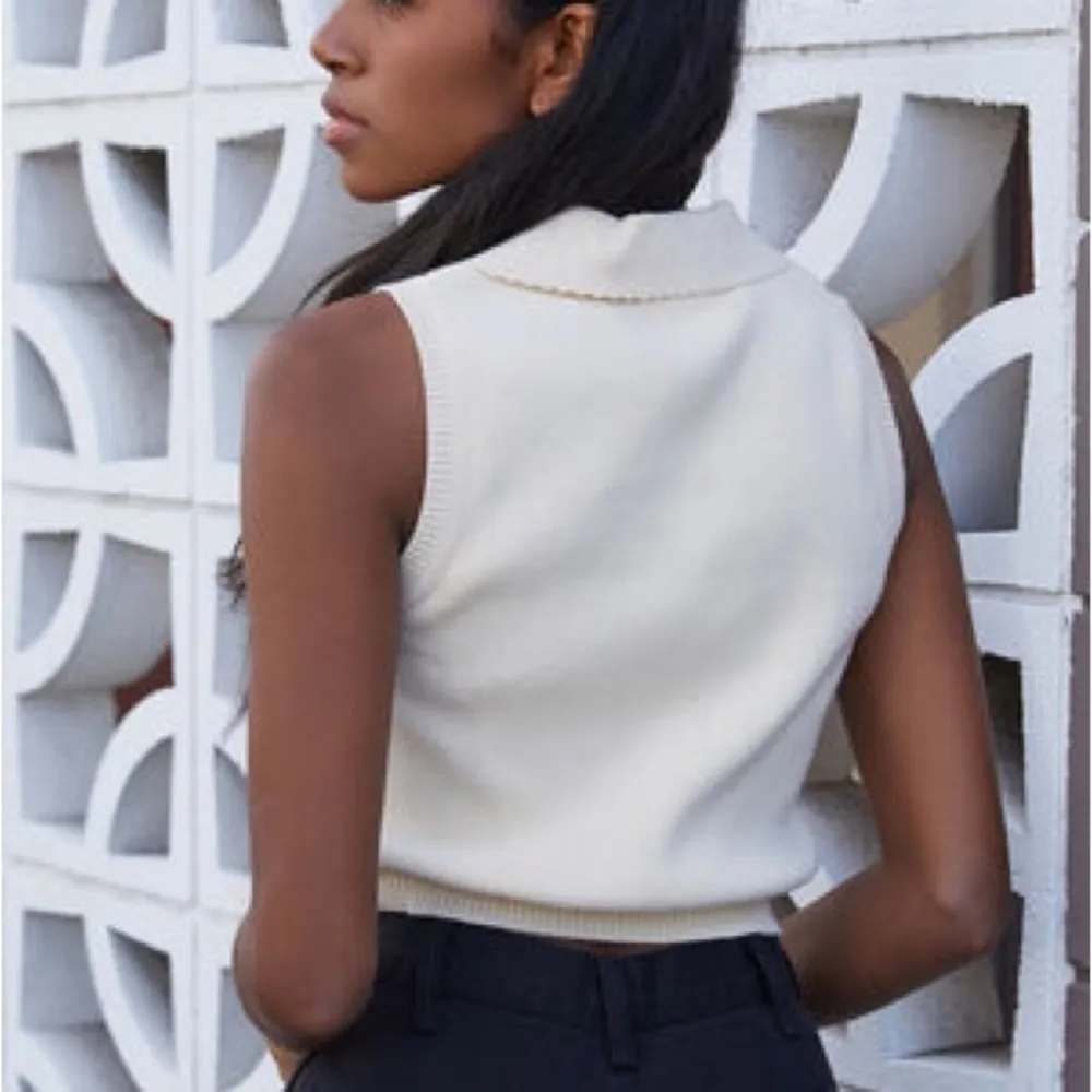 John Galt Mint Polo Sweater Vest Tank - Image 3