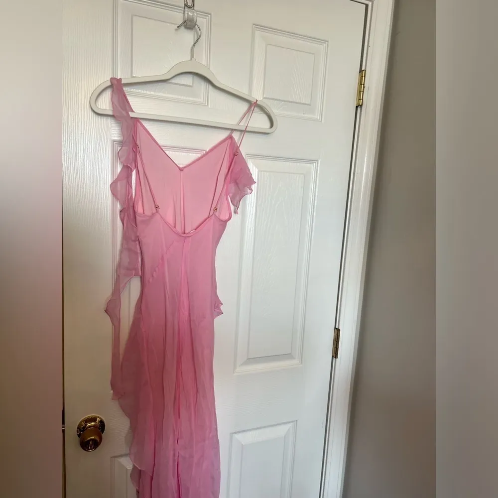 Amanda Uprichard X Revolve Cassilda Gown in Baby Pink - Image 8