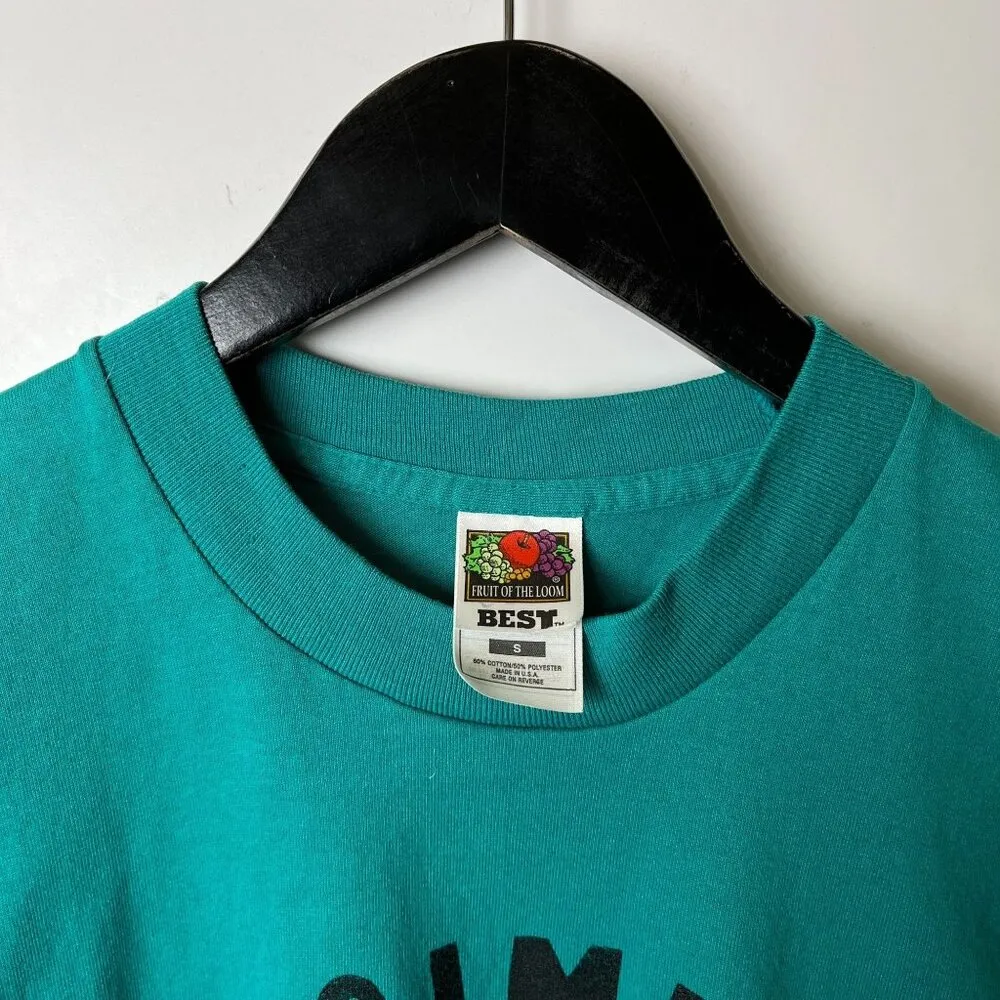 Fruit of the Loom Best Simi Pinecrest T-Shirt XS Womens Rachel 24 Green Vintage - Image 11