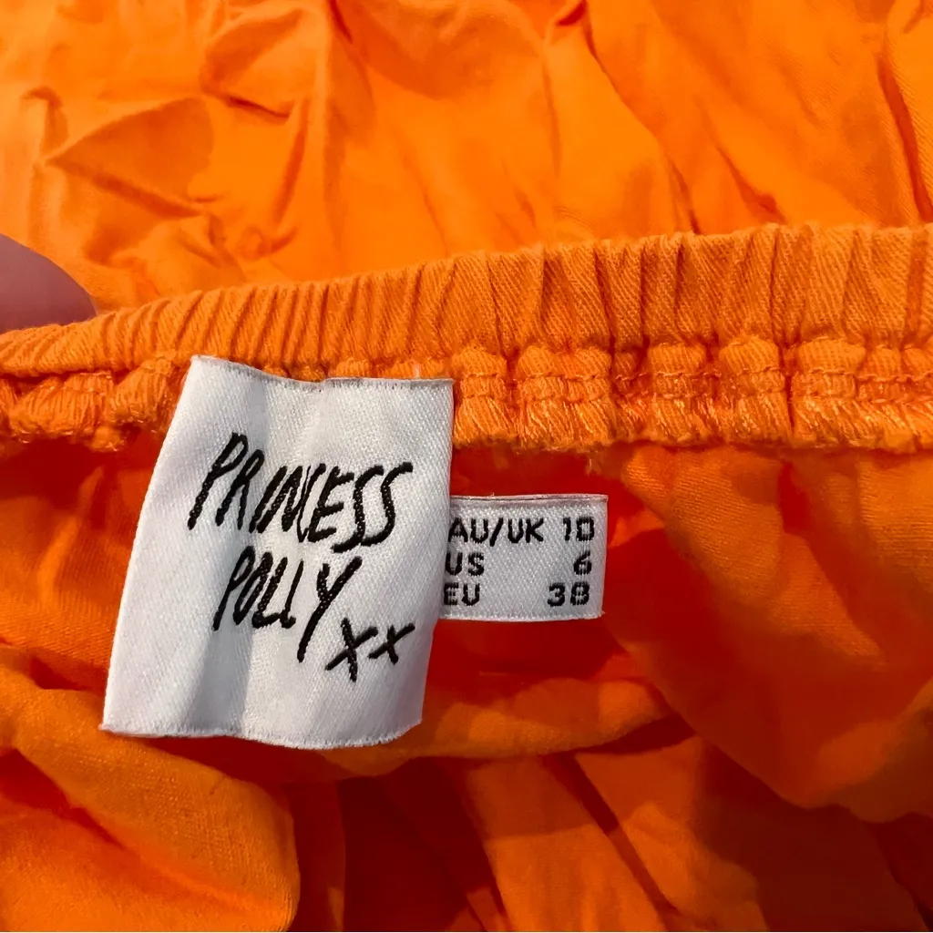 Princess Polly Vibrant Orange Mini Dress - Image 5