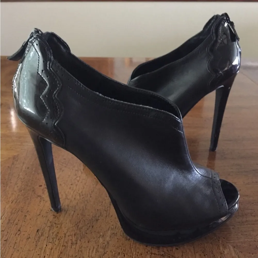 Trouvé zip back heel bootie New Black Size 7 - Image 2