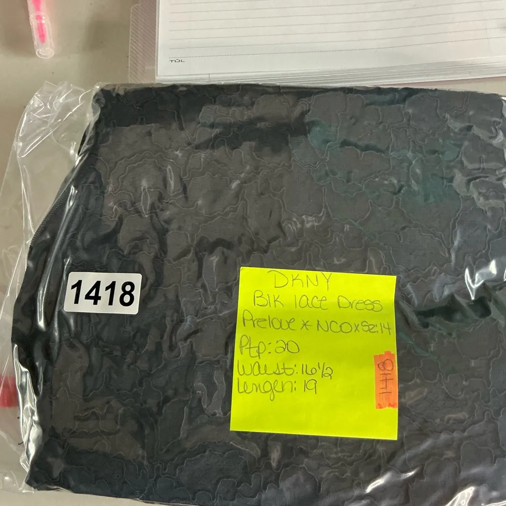 DKNY Elegant Black Midi Dress - Image 7