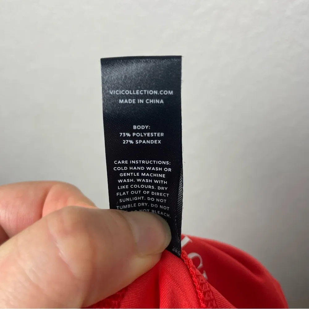 Vici Red Bike Shorts Lightweight Athletic Wear Size XL - Fit like a M - Image 8