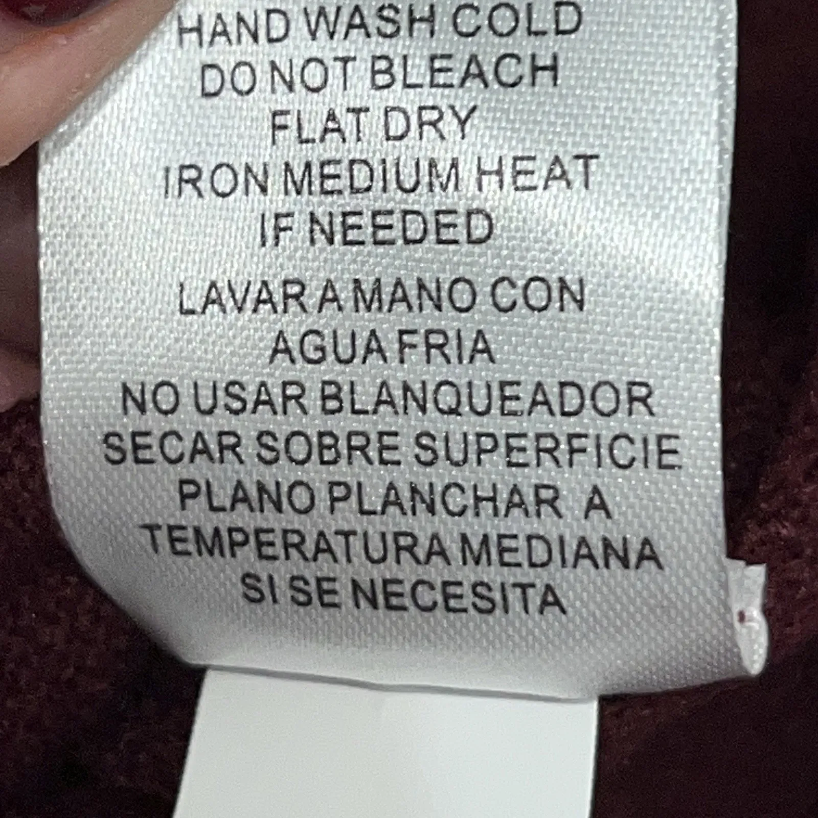 Joseph A. Women's Large Port Red Ribbed Trim Turtleneck Pullover Sweater Boxy - Image 12