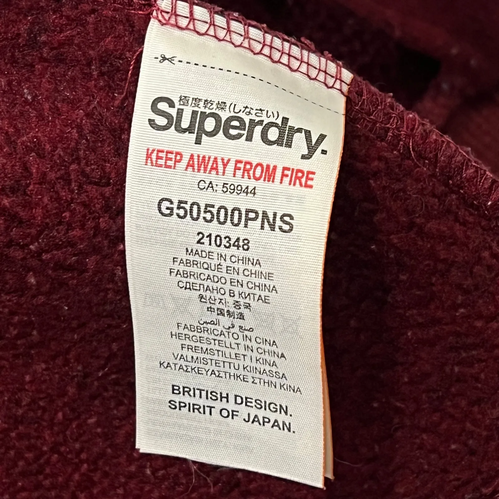 Superdry Womens Storm Fur Zip Hood Full Zip Hoodie Faux Fur Trim Large - Image 12