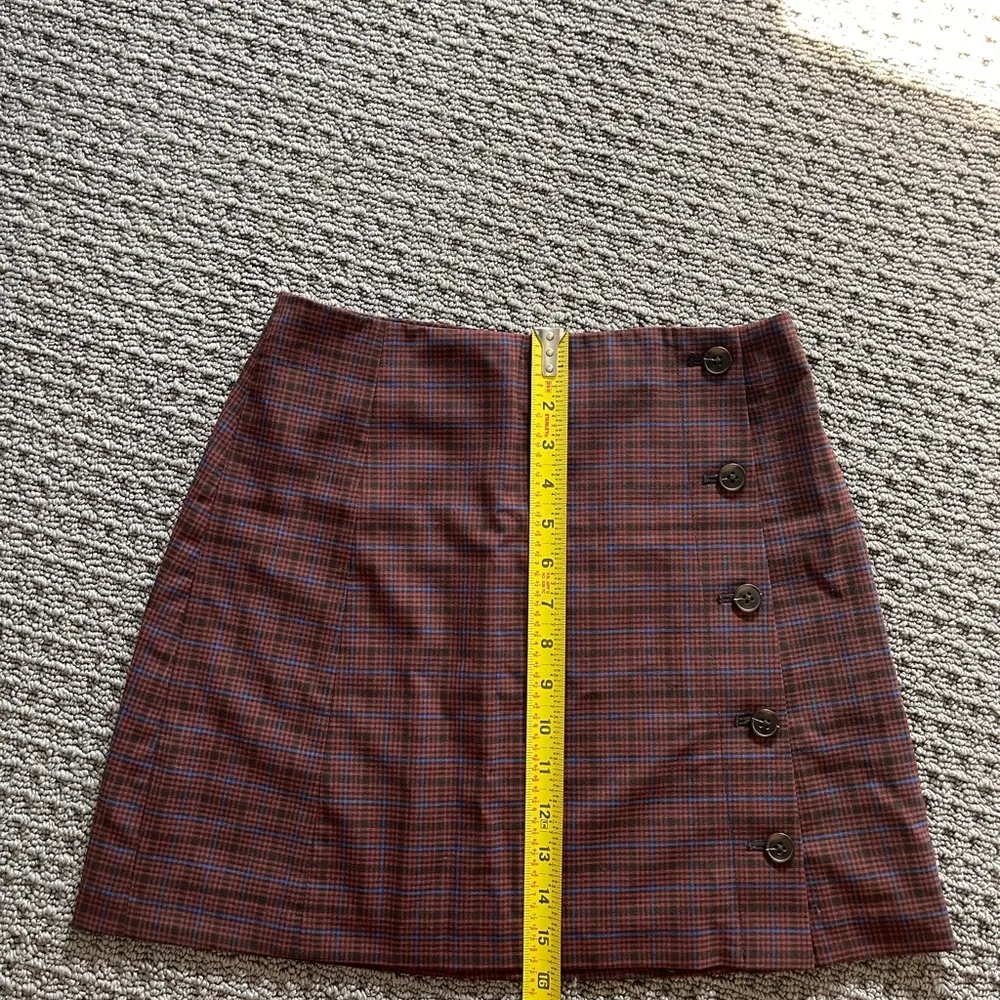 🩷SUNDAY BEST PLAID MINI SKIRT, Size 6 - Image 3