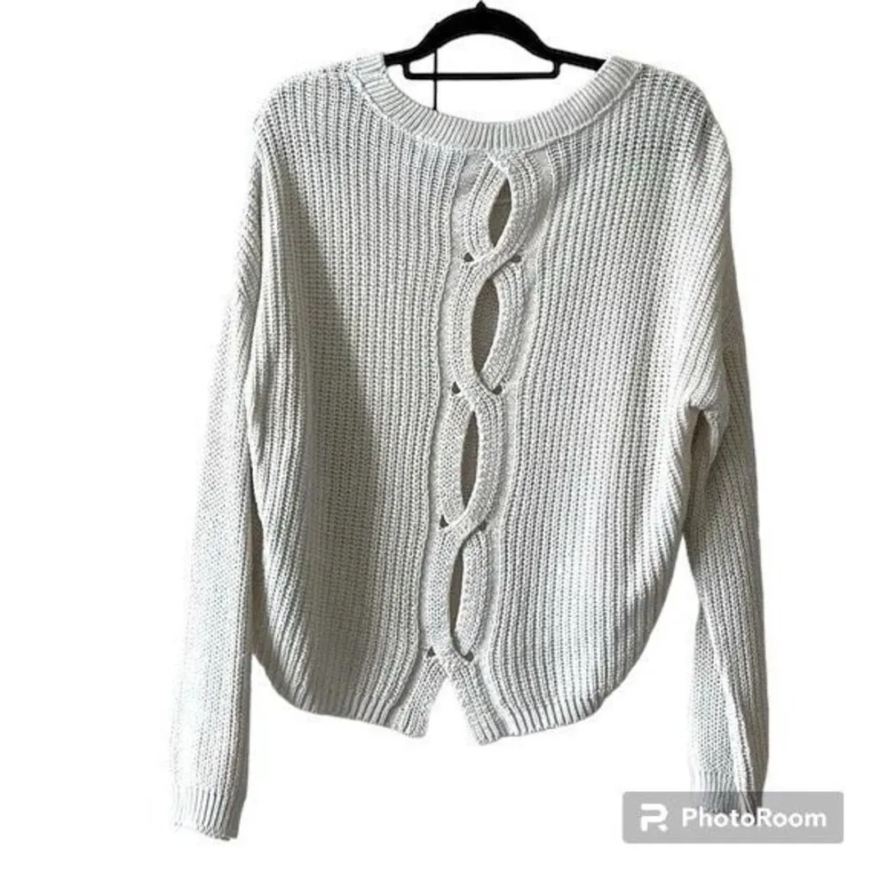 ✨Express Cable Knit Split Back Sweater✨ - Image 9