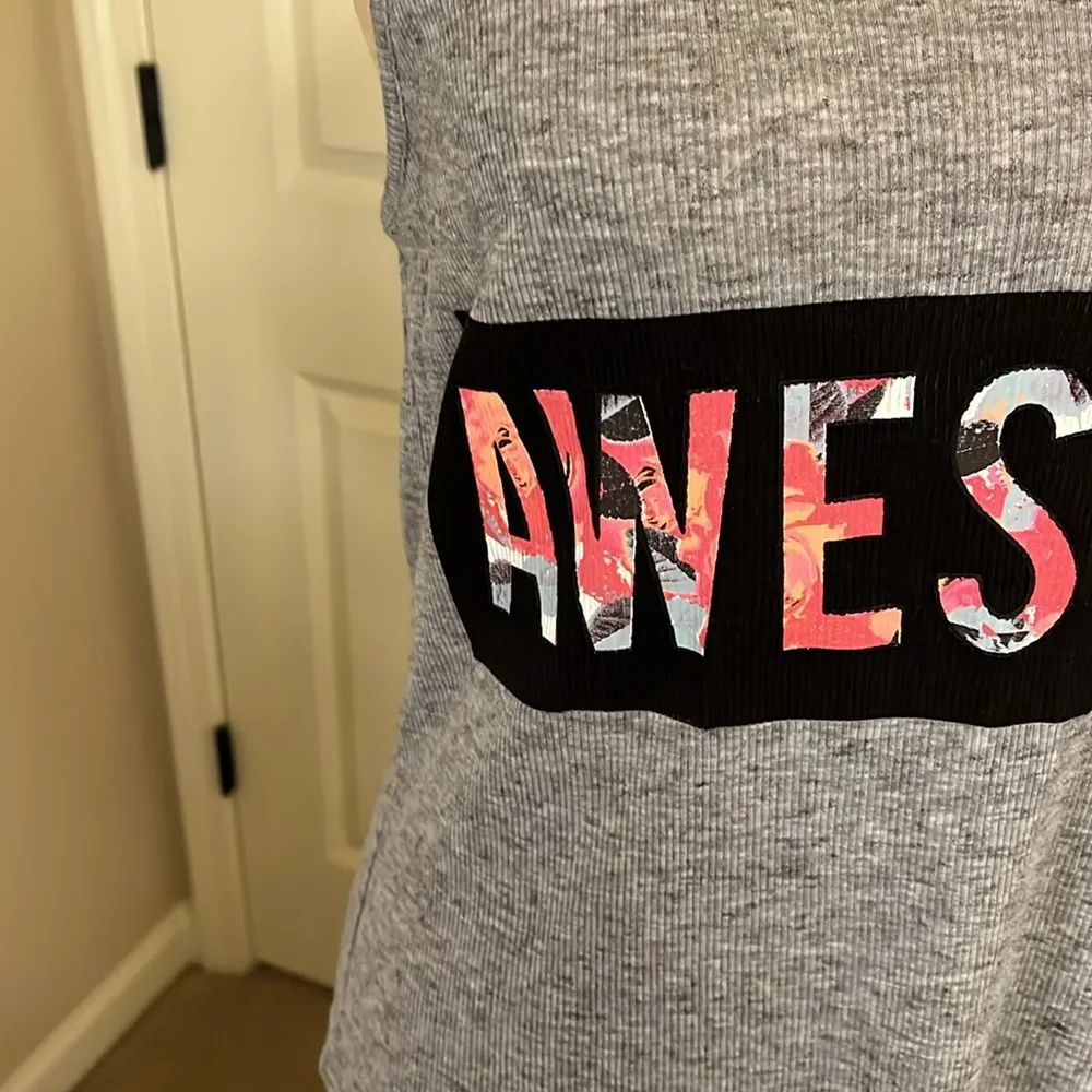 Mighty Fine gray awesome tank top size large. - Image 2