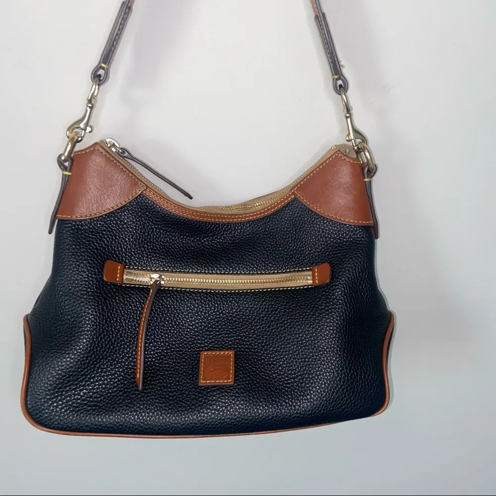 Dooney & Bourke Pebble Grain Small Hobo Shoulder Bag - Image 2