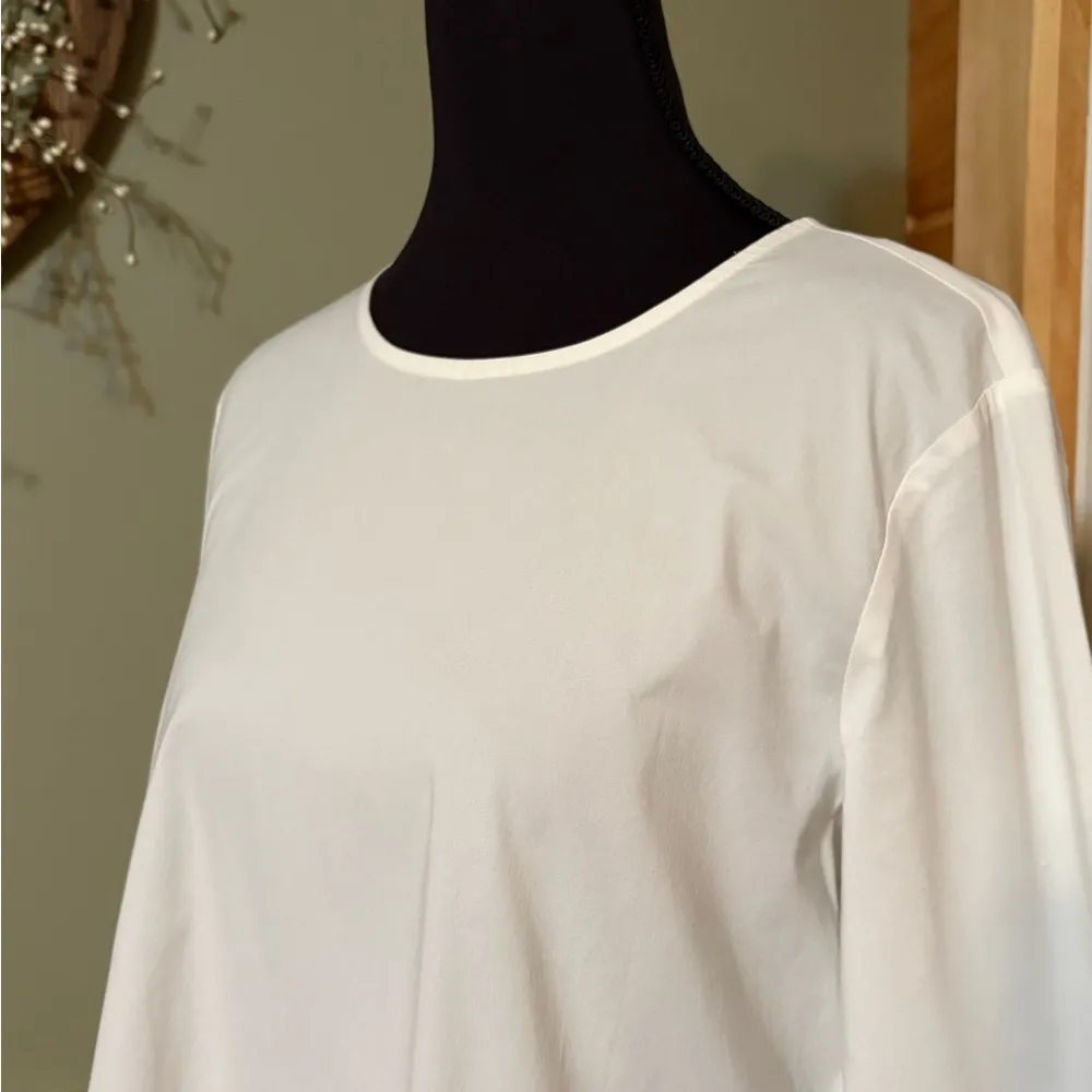 J. Jill White Tunic w/ Split Sides NWT Size XS - Image 2