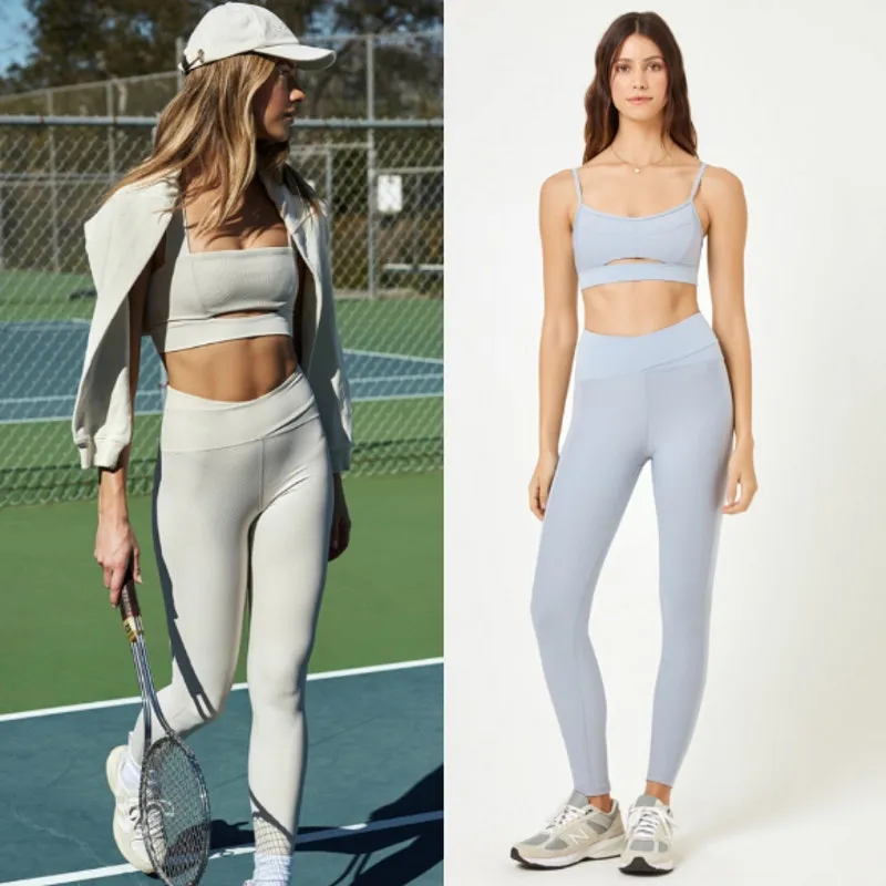 L*Space in Haze Mercer‎ Leggings 25" Sz Small Hailey Bieber Sporty Gym Yoga - Image 2