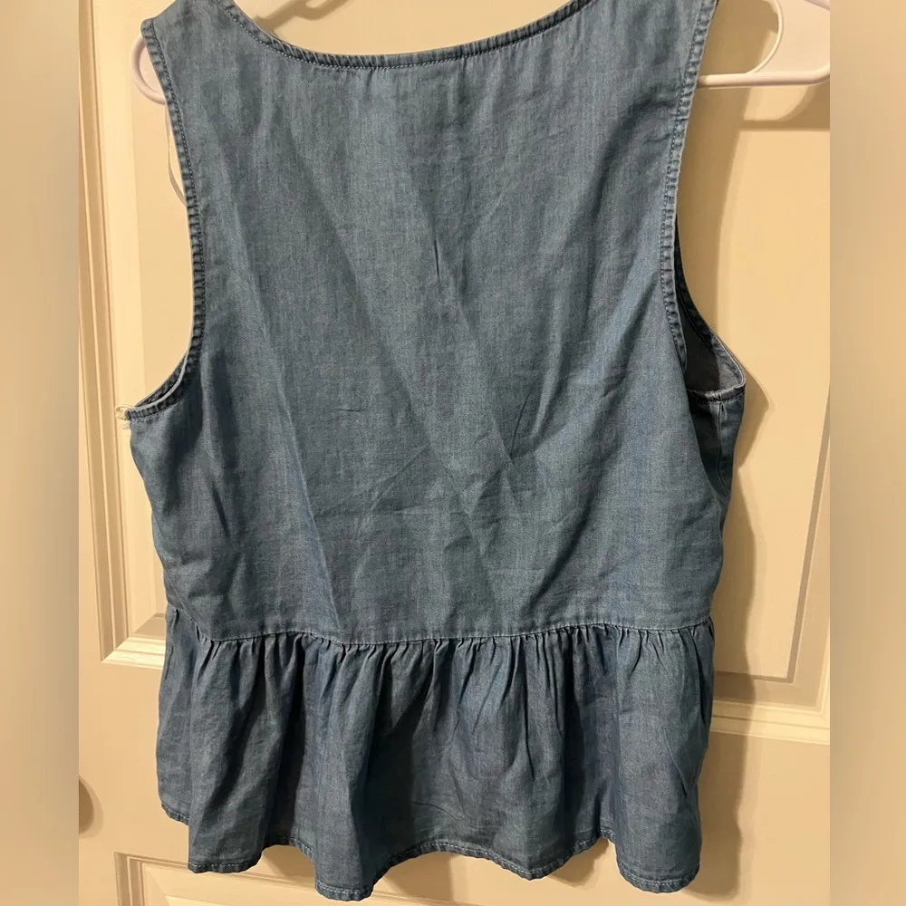 a.n.a Denim Blue Tank Top NWOT - Image 2