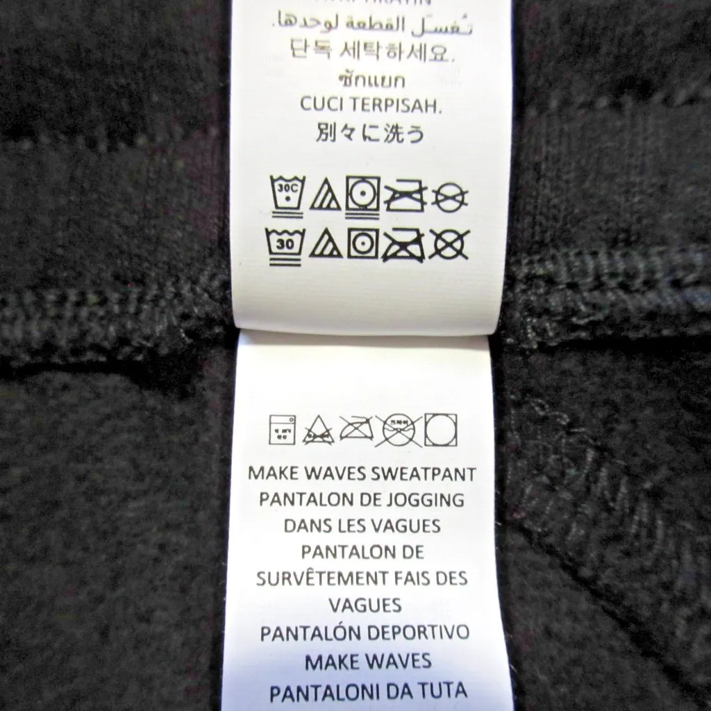 NWT Alo Unisex U5018R Making Waves Sweatpant in Charcoal Colorblock Jogger XS - Image 5