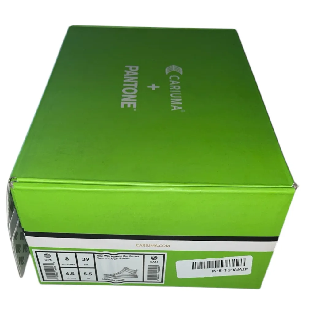 CARIUMA Oca High Pantone Lion Canvas Contrast Thread Sneakers 8.5 Women’s Brown - Image 7