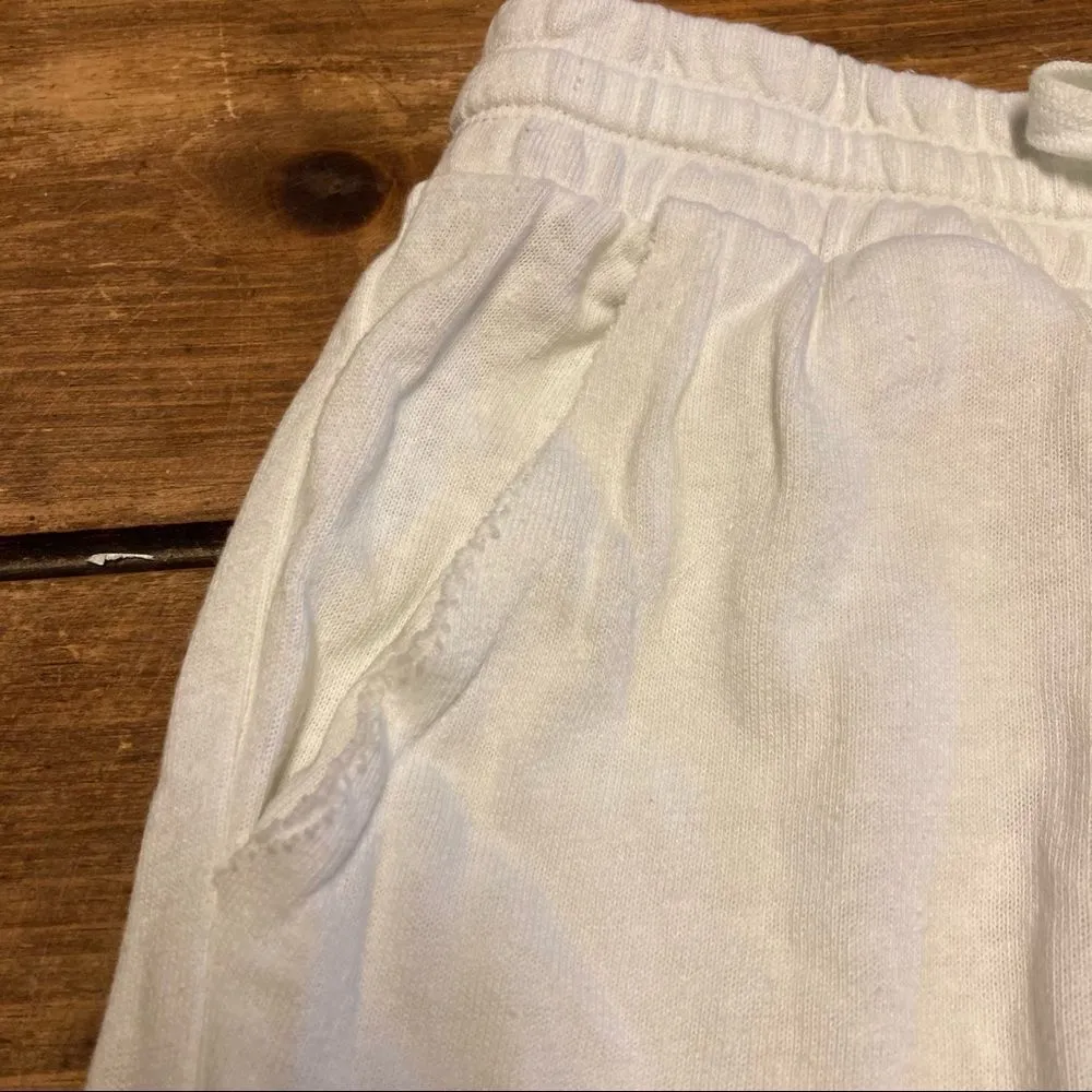 NWT Splendid Lightweight Joggers Sunset Tie Dye Ombré White Pink Blue Small - Image 4