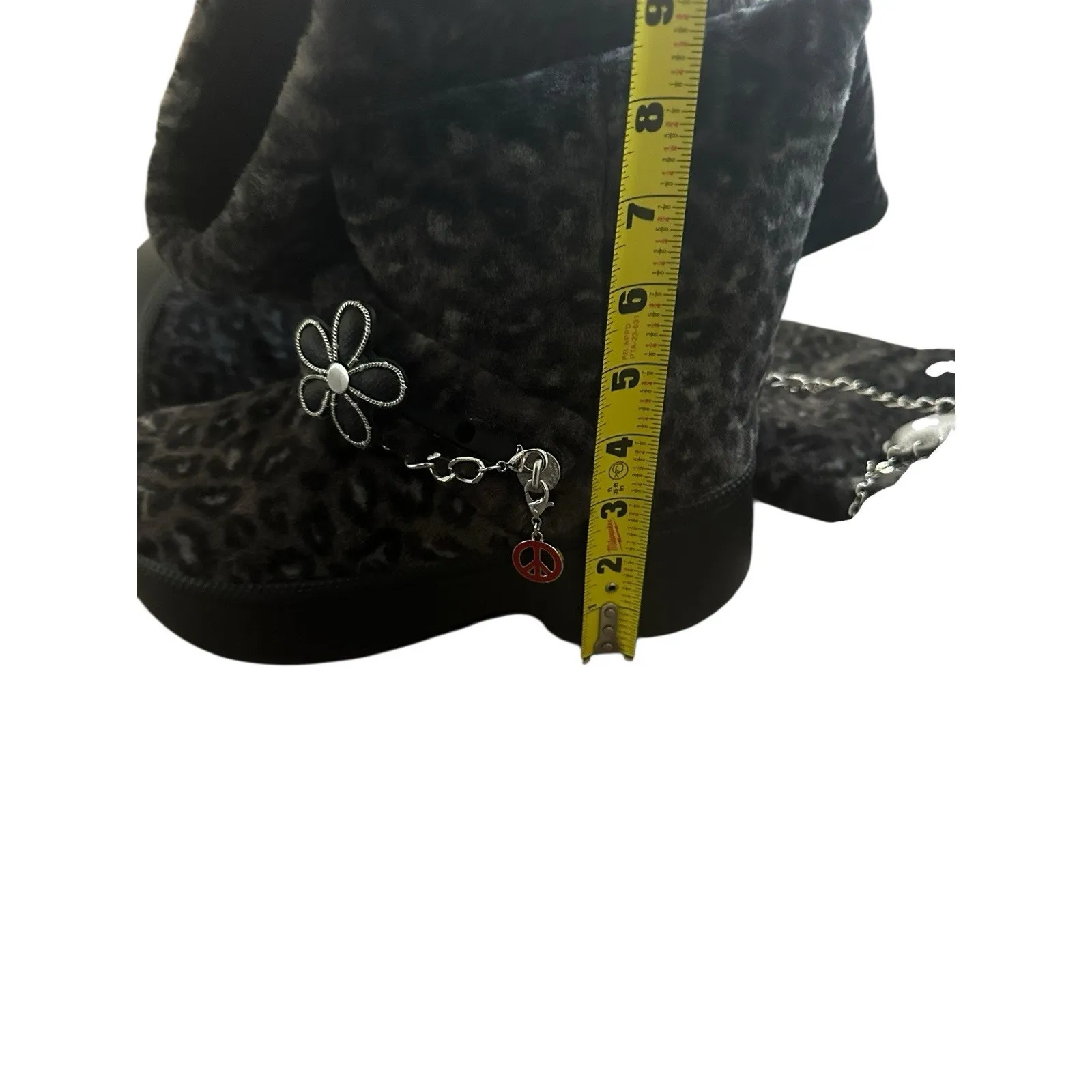 T-Pain x Crocs Wmns Classic Unfurgettable Knee High Boot Leopard size 10 New - Image 8