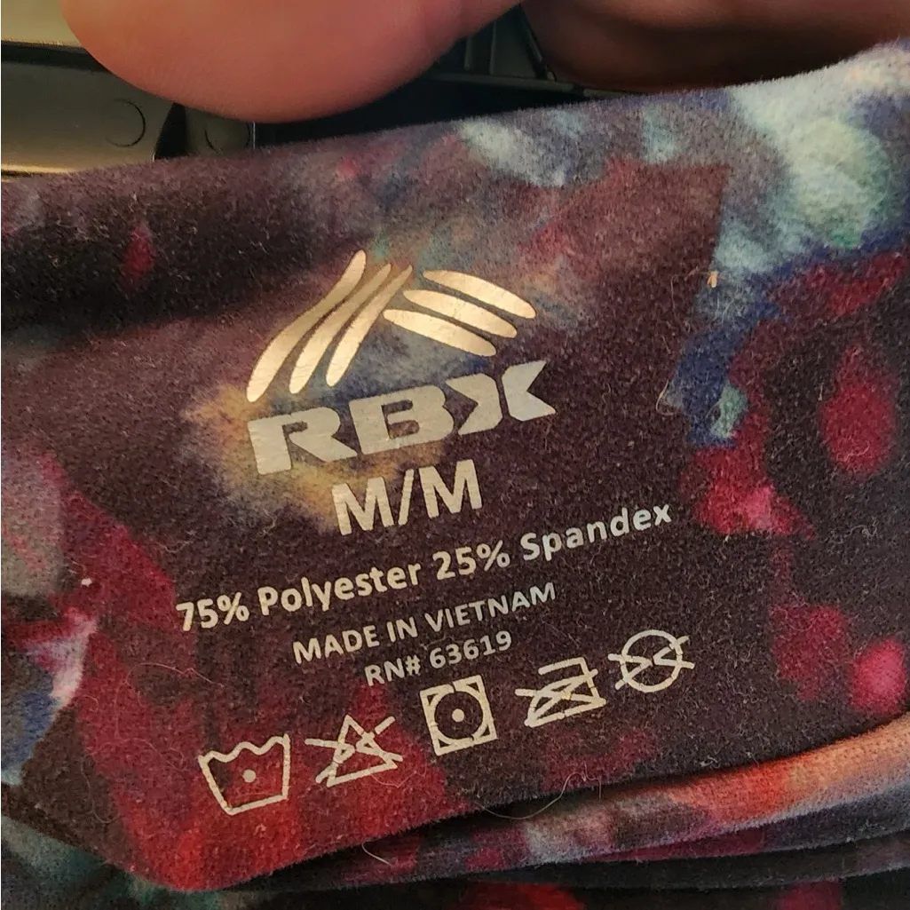 Rbx tye dye leggings size womens medium - Image 3