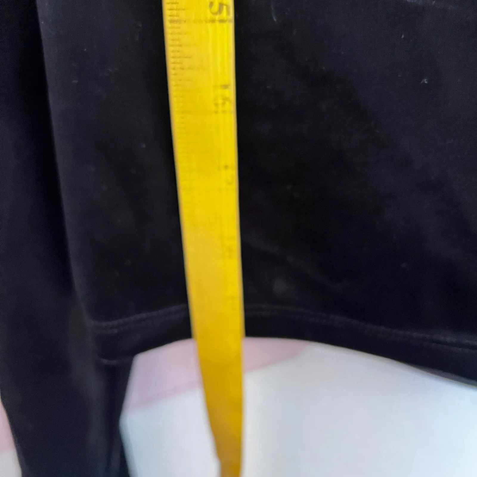 Black Velvet Long Sleeve Top Whimsigoth 90s Gothic Grunge Witchy Large - Image 5