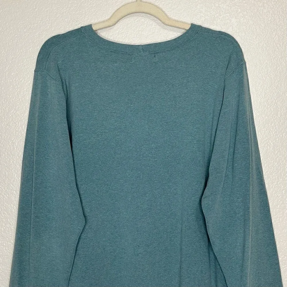 Lands’ End Green Crewneck Long Sleeves Women’s Sweatshirt - Image 6