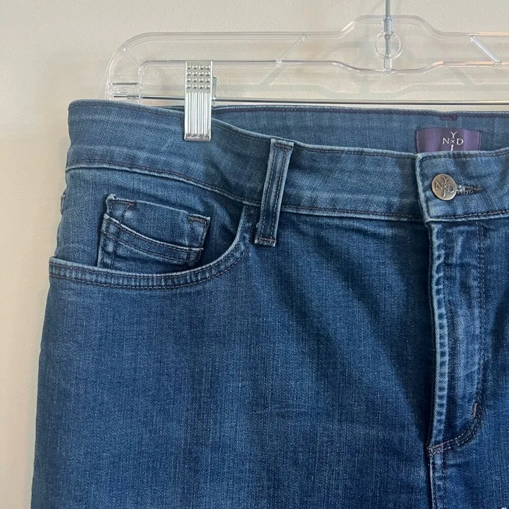 Not Your Daughters Jeans Women 16 Lift Tuck Tech Plus Size Straight Dark USA - Image 4