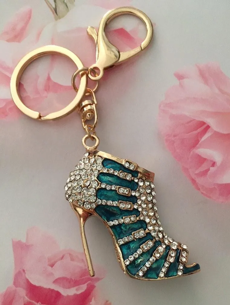 Turquoise Stiletto Keychain Blue - Image 2