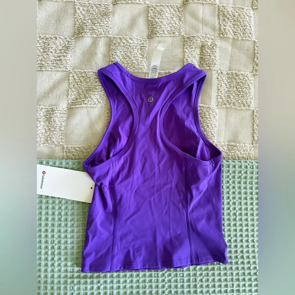NWT Lululemon Nulux Racerback Cropped Run Tank size 4 - Image 5