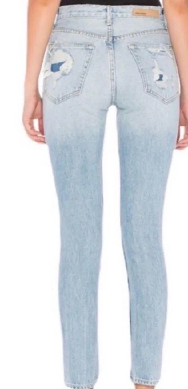 NWT GRLFRND x  Karolina High-Rise E Street Distressed Skinny Jean Size 30 - Image 3