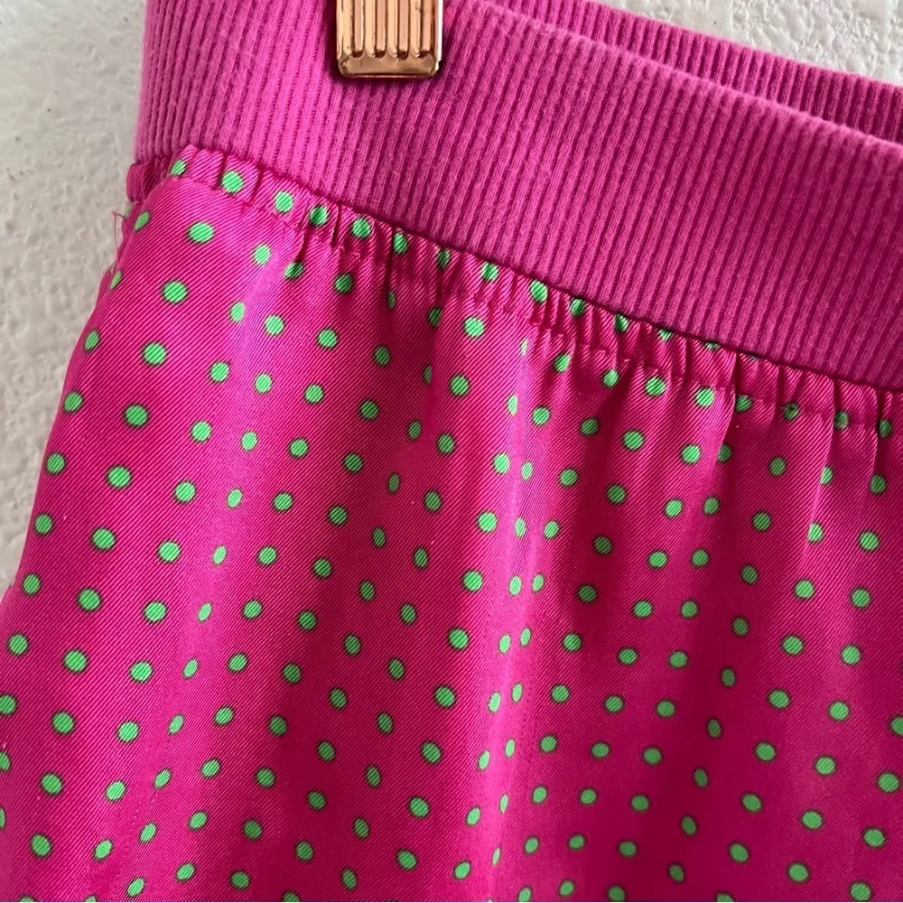 Aerie American Eagle Polka Dot Silky Polyester Lounge Pants XS - Image 4