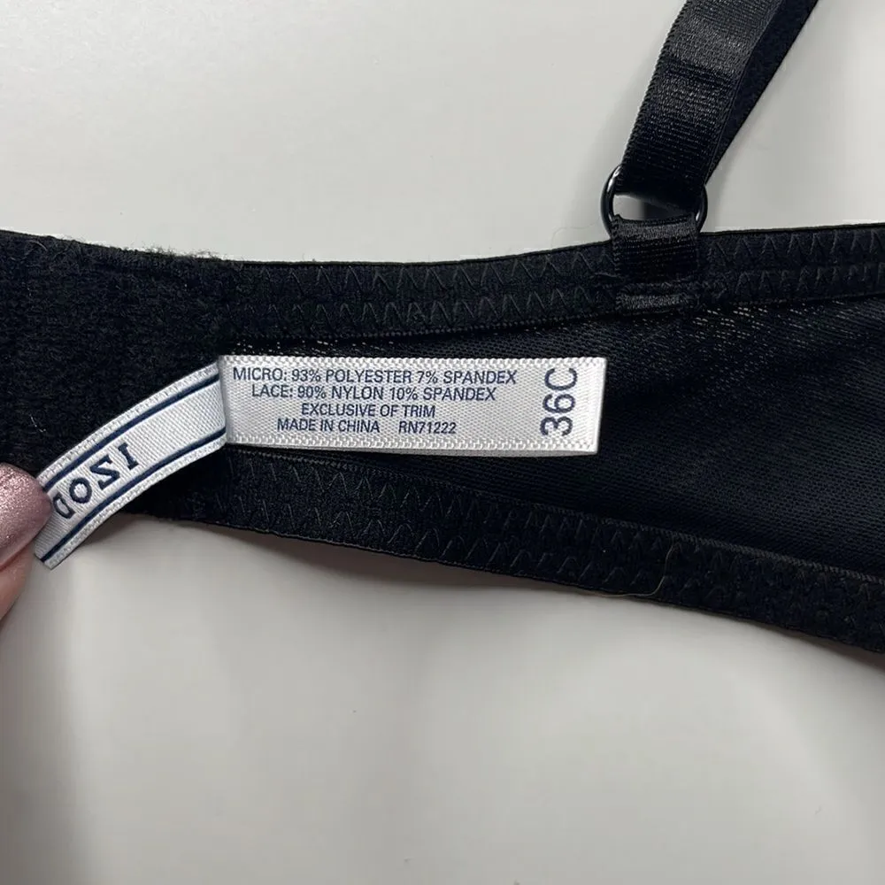 NWT IZOD T-shirt underwire padded bra.  Size 36C. Adjustable length straps. - Image 7