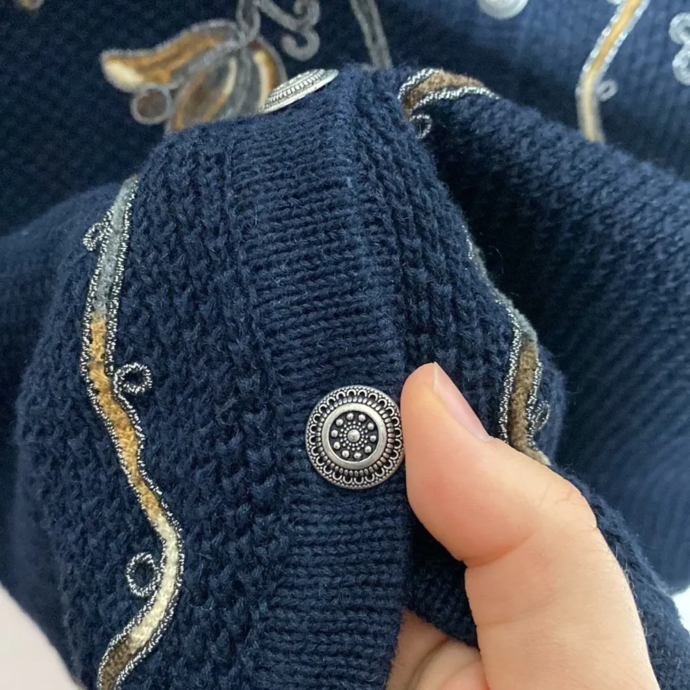 Vintage Koret embroidered Western style buttoned vest size Sp - Image 79