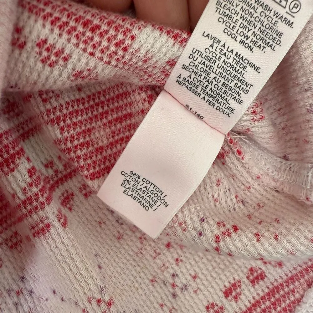 Victoria’s Secret Women’s Extra Small Red Thermal Pajama Set - Image 3