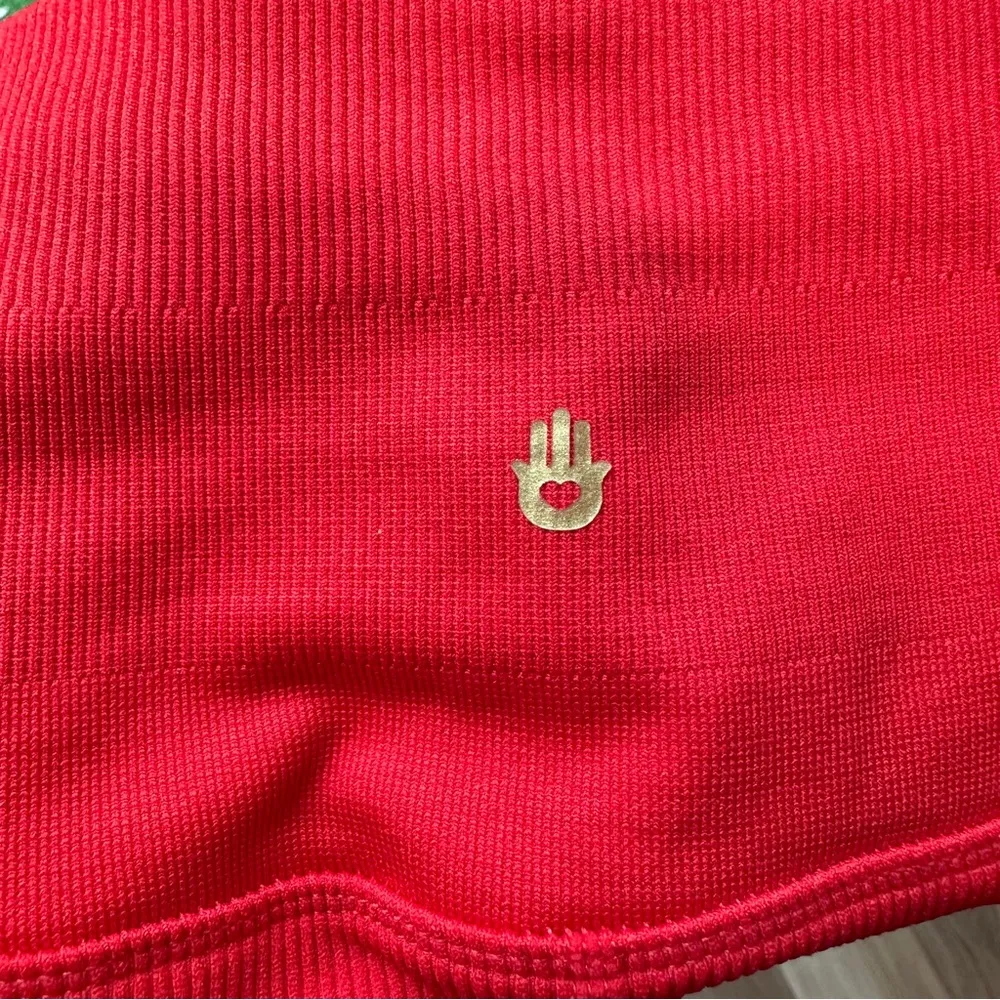 Spiritual Gangster women’s red legging size XS / S sculpt 7/8 length workout - Image 6