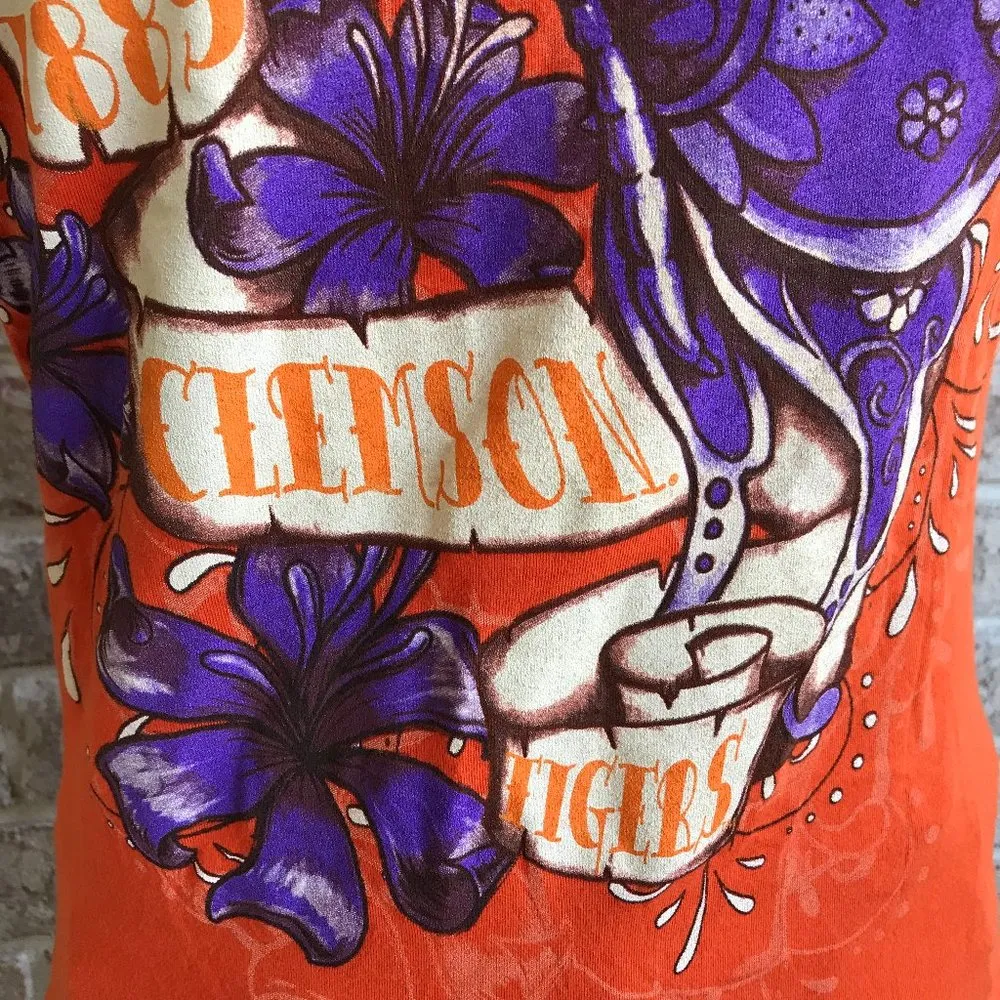 Clemson Tigers Tee Top my U Girls size Medium - Image 4