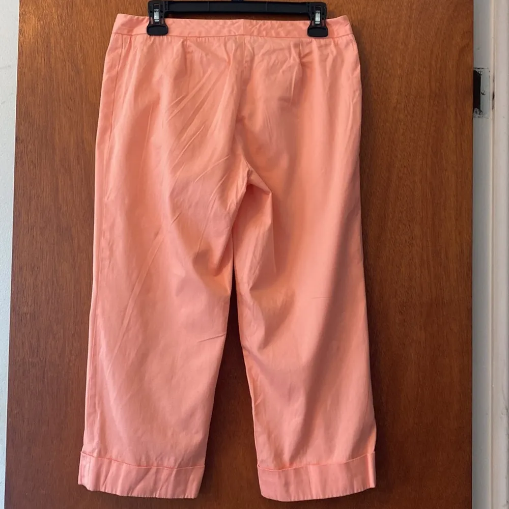 Petite sophisticate Size 8 peach Capri’s. - Image 2