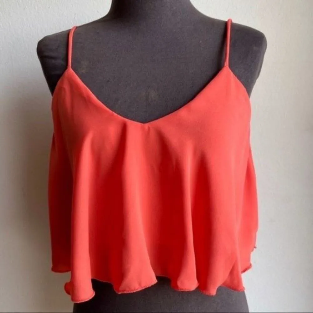 Lovely Day sz S spaghetti strap  crop‎ top - Image 2
