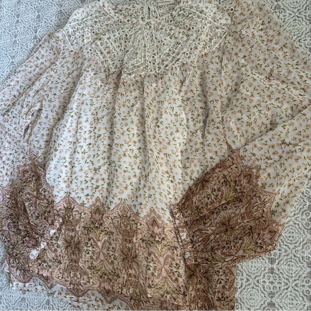 Matilda Jane Good Hart Bonneau Floral Print Blouse - Image 3