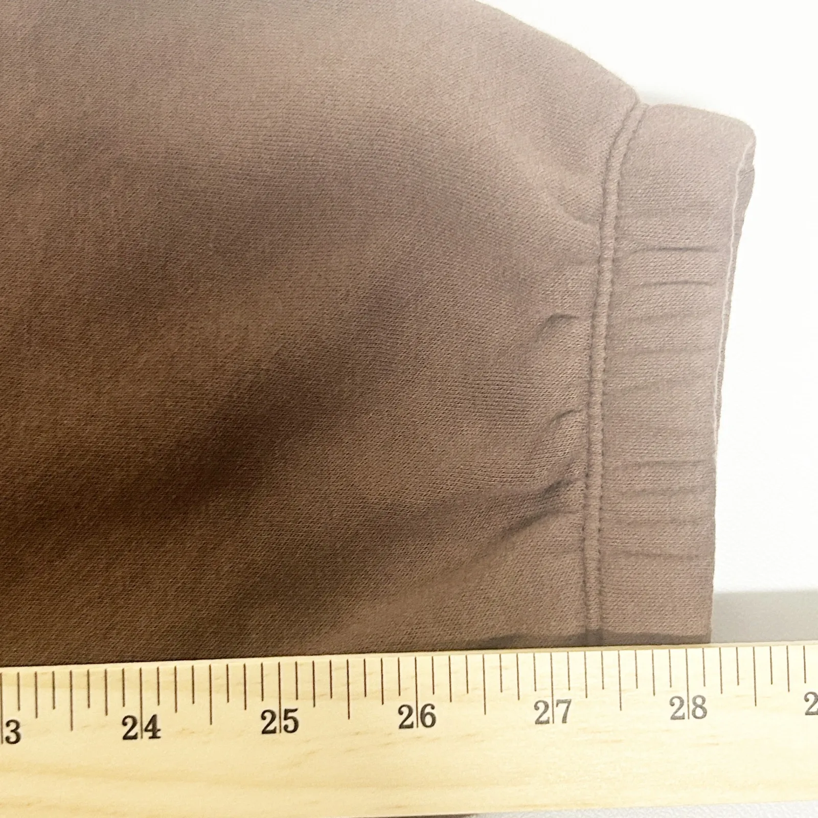 Nuuds Womens Oversized Brown Fleece Lined Classic Sweatpants Joggers Size M Size M - Image 14